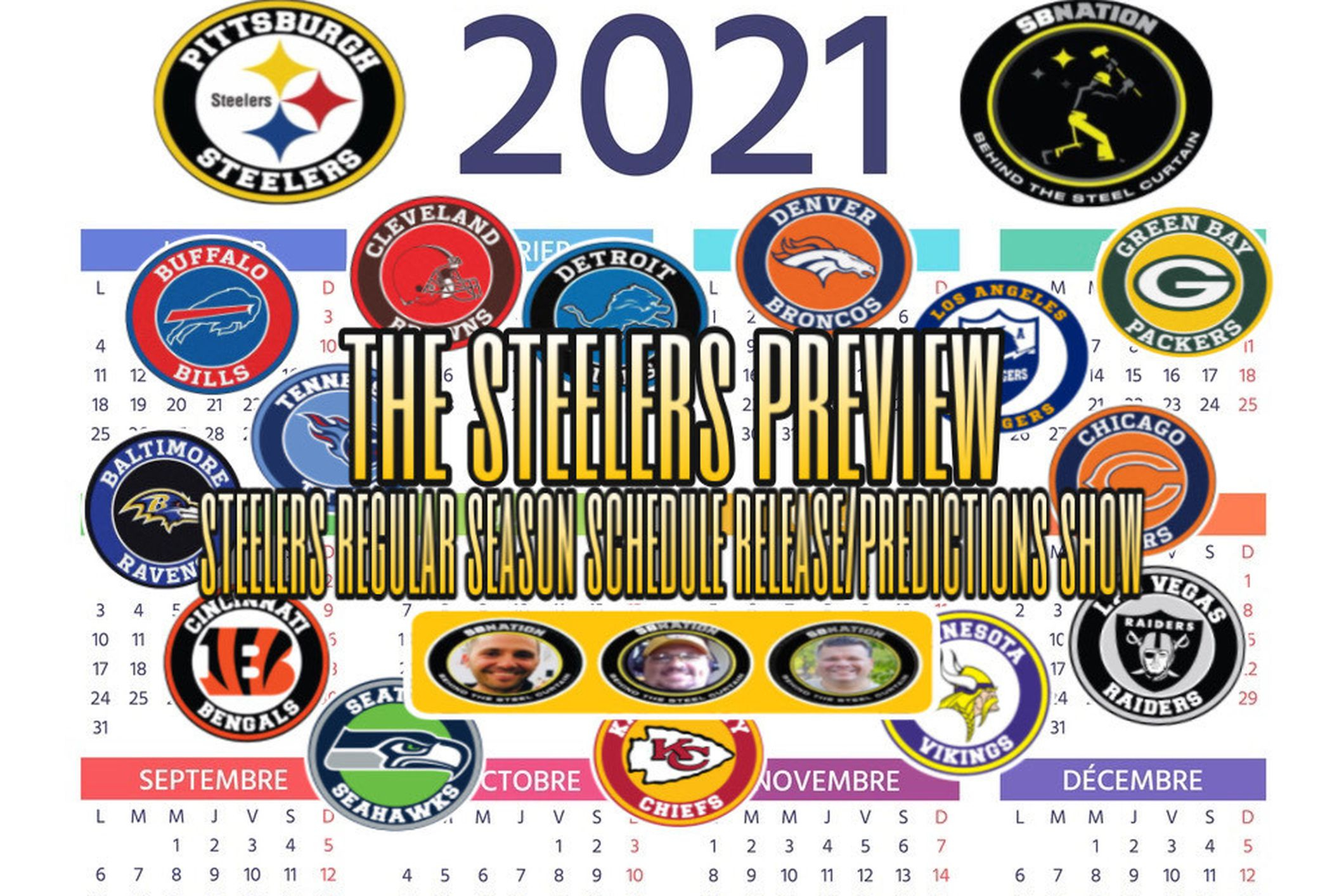 Steelers 2021 Regular Season Schedule Release prediction 