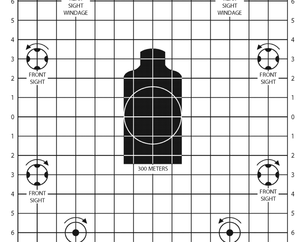 25m Zero Target Printable