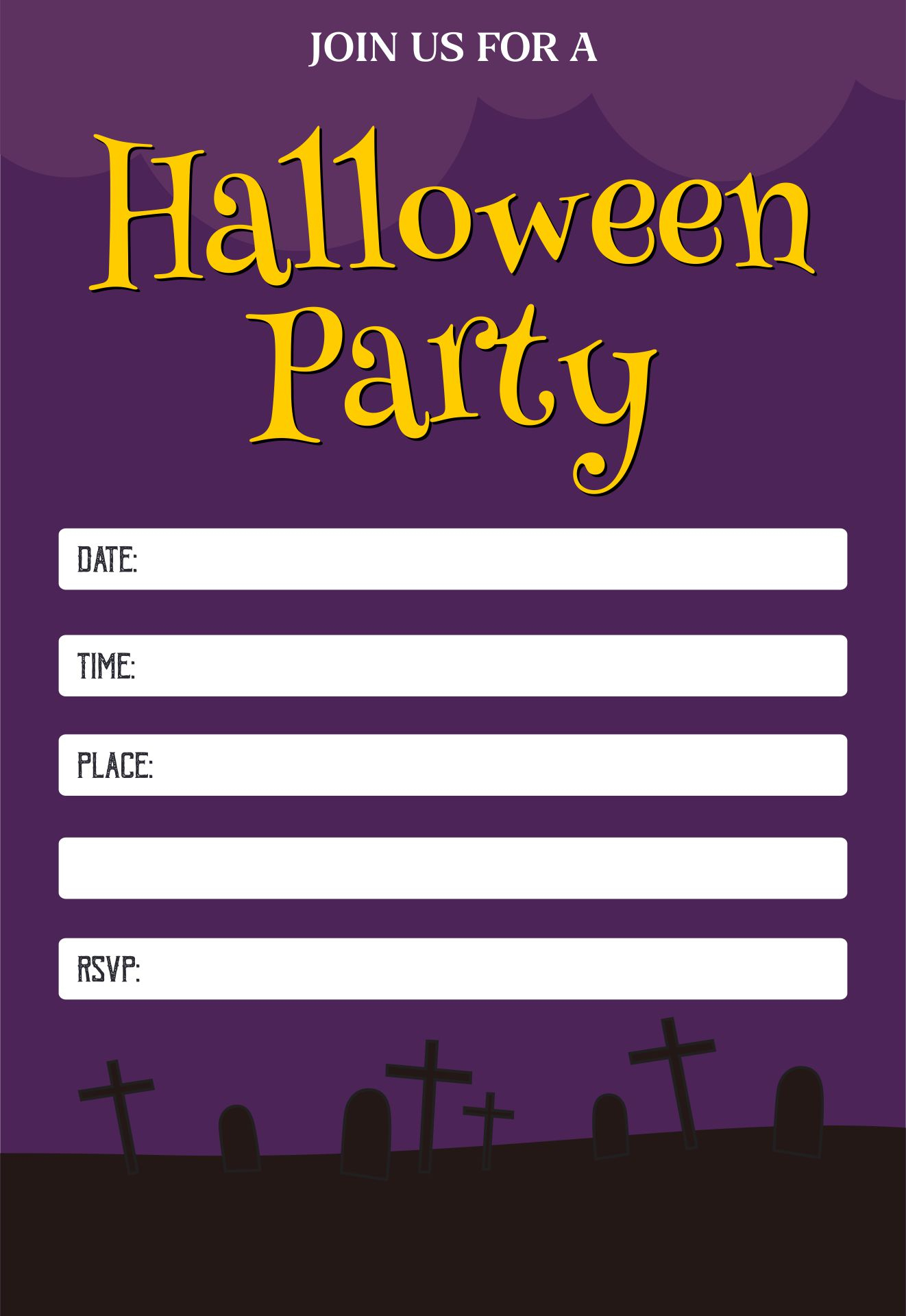 10 Best Halloween Free Printable Menu Templates 