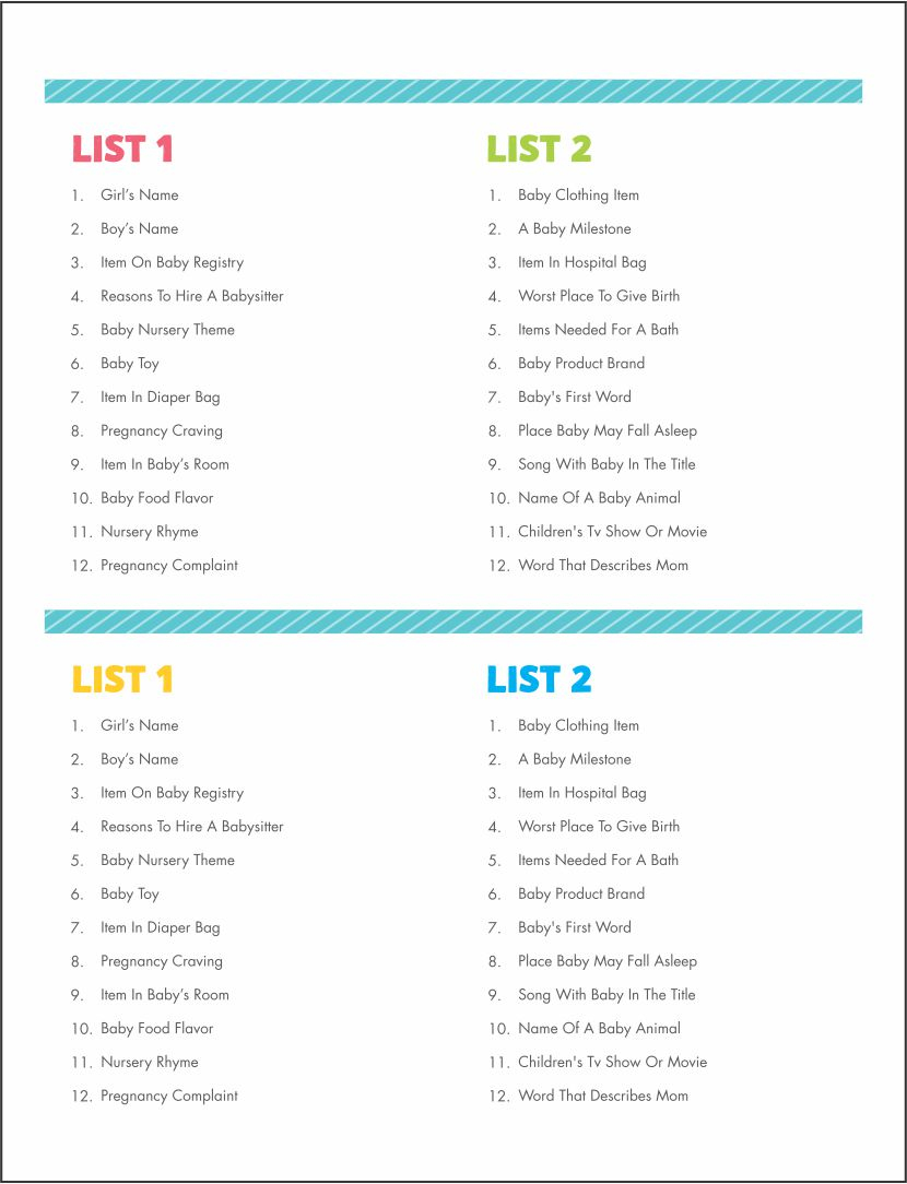 10 Best Scattergories List 1 16 Printable Printablee