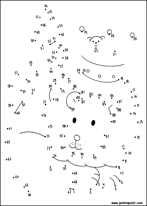 100 Dot To Dot Coloring Home