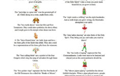 12 Days Of Christmas Printable Game 12 Days Of Christmas