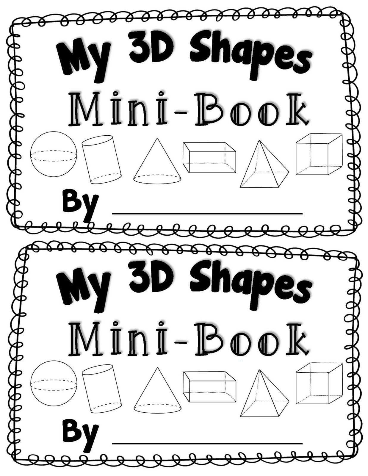 14 Best Images Of 3D Shapes Worksheets Printables 