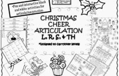 14 Best Images Of Christmas Speech And Language Worksheets