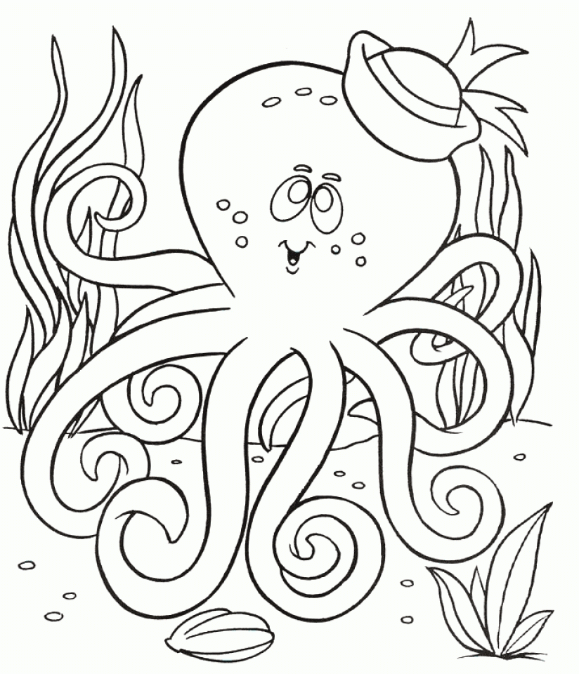 20 Free Printable Octopus Coloring Pages 