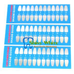 24 Colors Professional Paper Teeth Tooth Whitening Shade