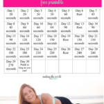 30 Day Fitness Challenges Printables Template Calendar