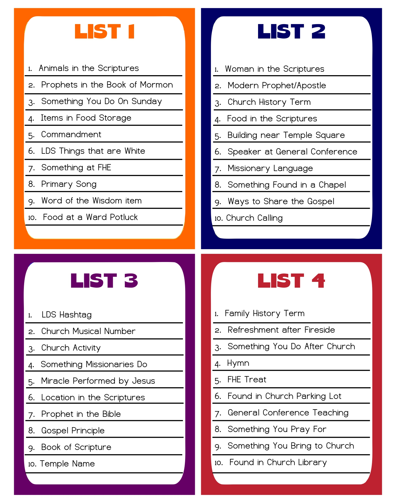 8 Best Scattergories Printable Worksheets Printablee