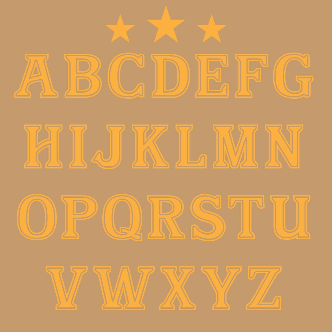 9 Best Printable Western Alphabet Letters Printablee