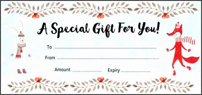 9 Make Your Own Gift Voucher Template SampleTemplatess 