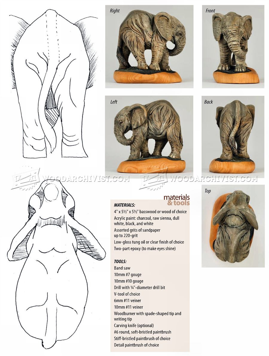 African Elephant Carving WoodArchivist