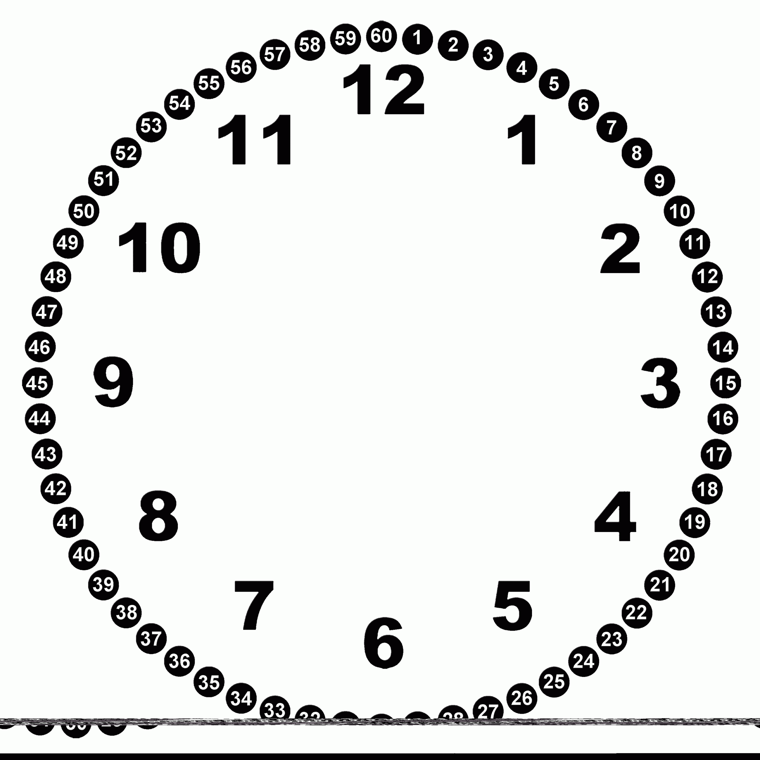 Blank Clock Face Worksheets Activity Shelter