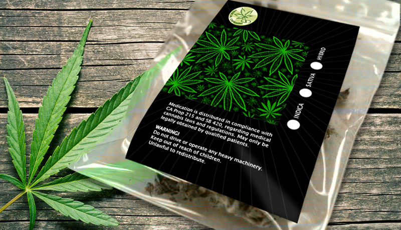 Cannabis Labels And Medical Marijuana Labels Print 