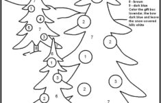 Christmas Color By Numbers Best Coloring Pages For Kids