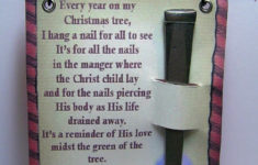 Christmas Nail Poem Christian Christmas Christmas Poems