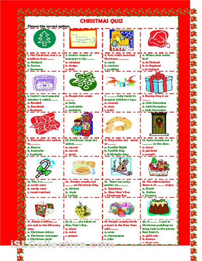 Christmas Picture Quizzes Free 2016 Christmas Quizzes 