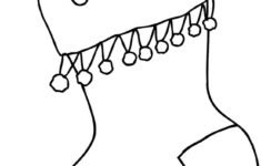 Christmas Stocking Coloring Pages Best Coloring Pages