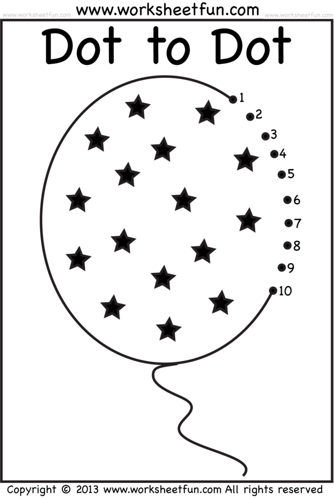 Coloring Pages Preschool Dot To Dot Dot To Dot Preschool 