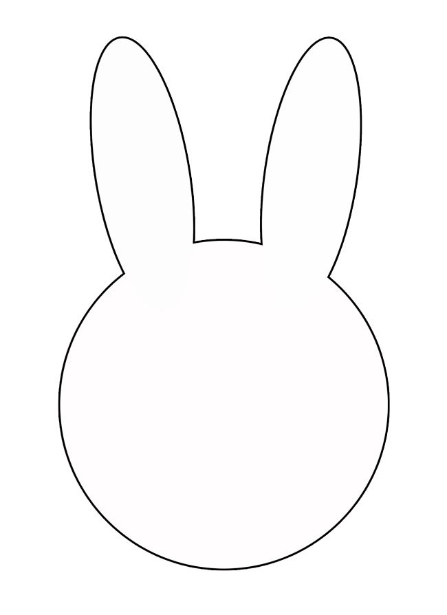 Decorate a bunny Template Bunny Templates Easter Bunny 