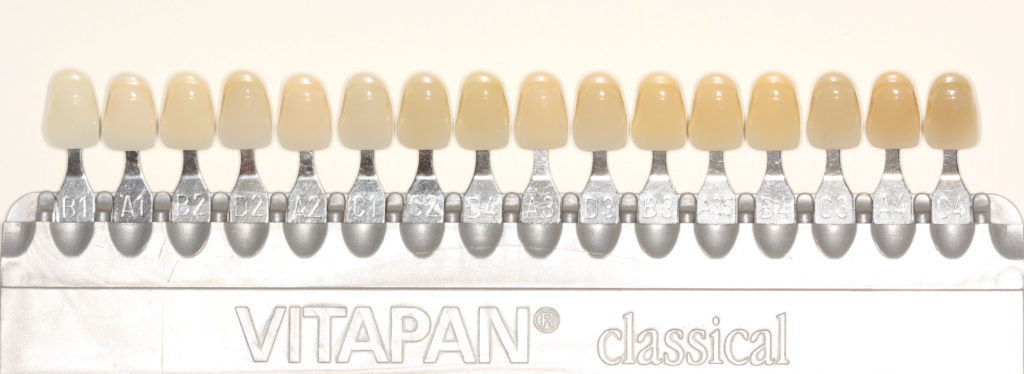 Dental Tooth Shade Chart 2646