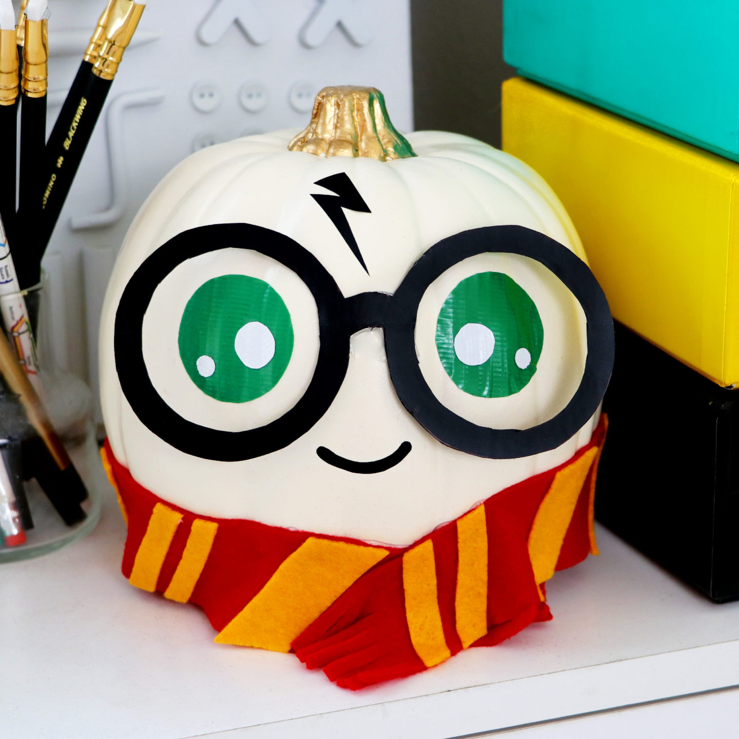 DIY No Carve Harry Potter Pumpkins Karen Kavett