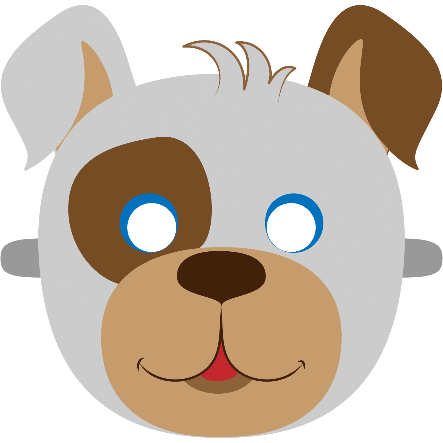 Dog Mask Template Free Printable Papercraft Templates