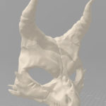 Dragon Skull Mask 3D Model 3D Printable CGTrader