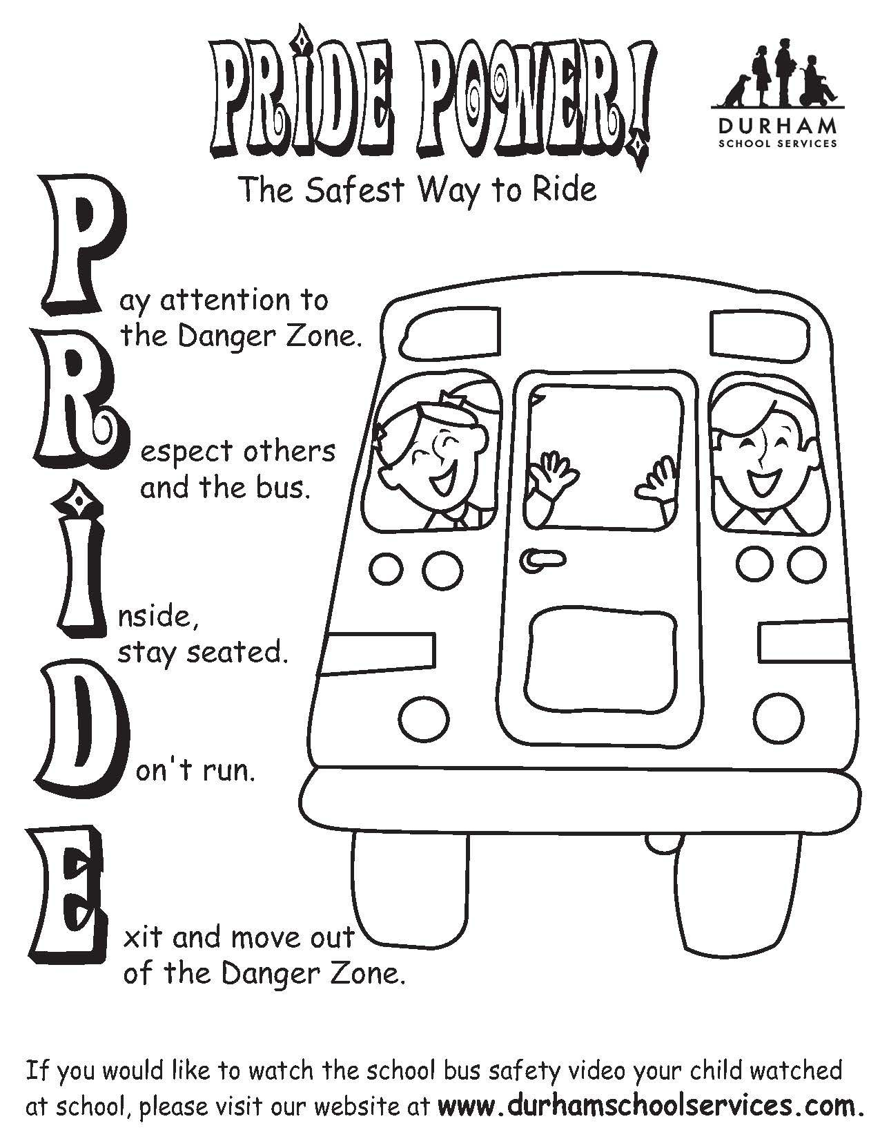 Free Printable School Bus Safety Worksheets FreePrintableTM