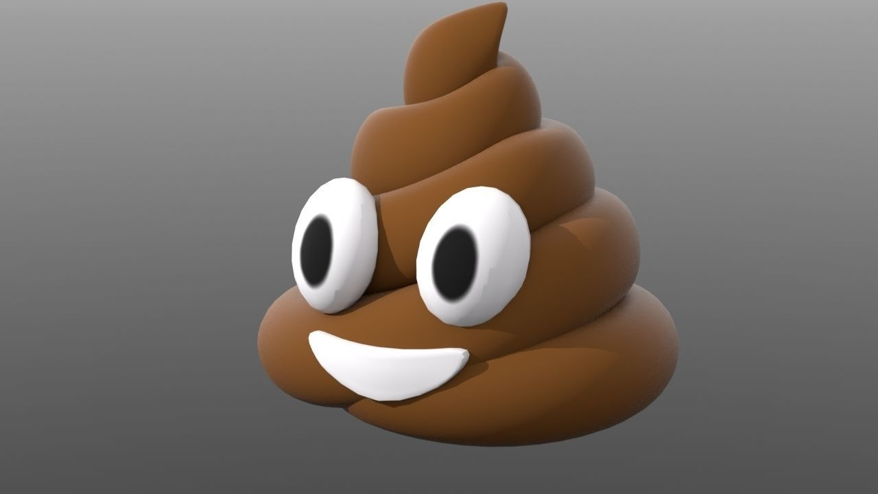 Emoji Poo 3D Printable Model CGTrader