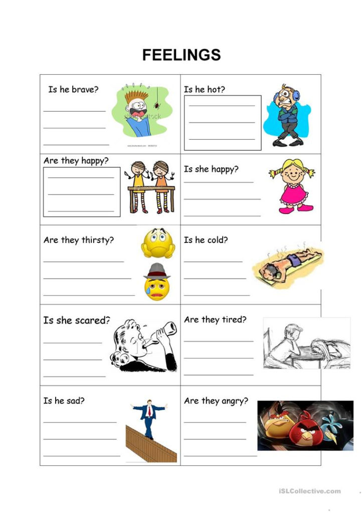 Feelings Worksheet Free ESL Printable Worksheets Made By