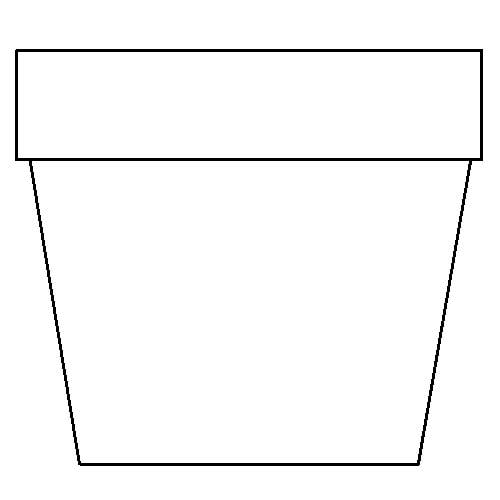 Flower Pot Coloring Page ClipArt Best ClipArt Best