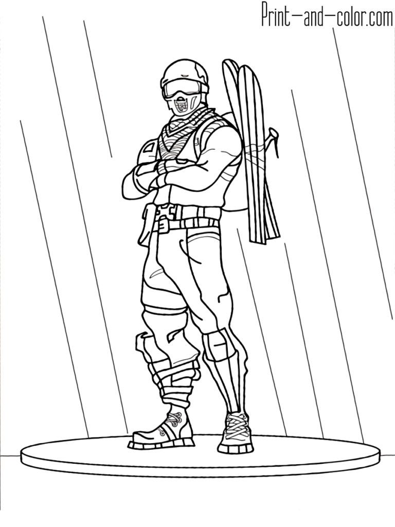 Fortnite Coloring Pages Print And Color