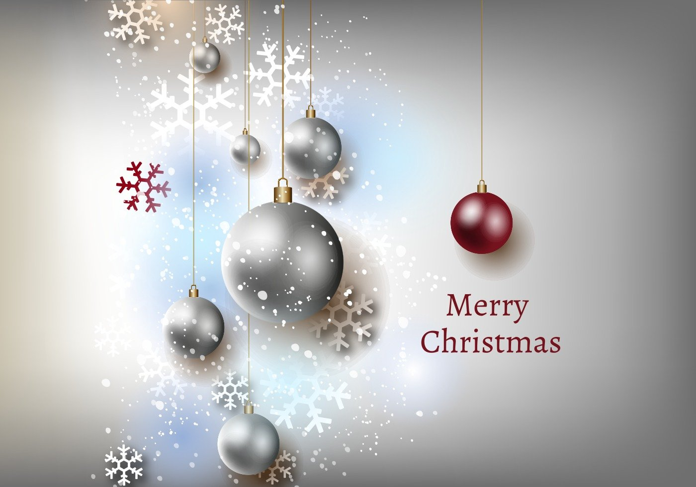 Free Christmas Grey Background Vector Download Free 