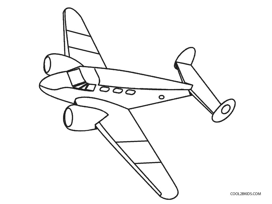 Free Printable Airplane Coloring Pages For Kids