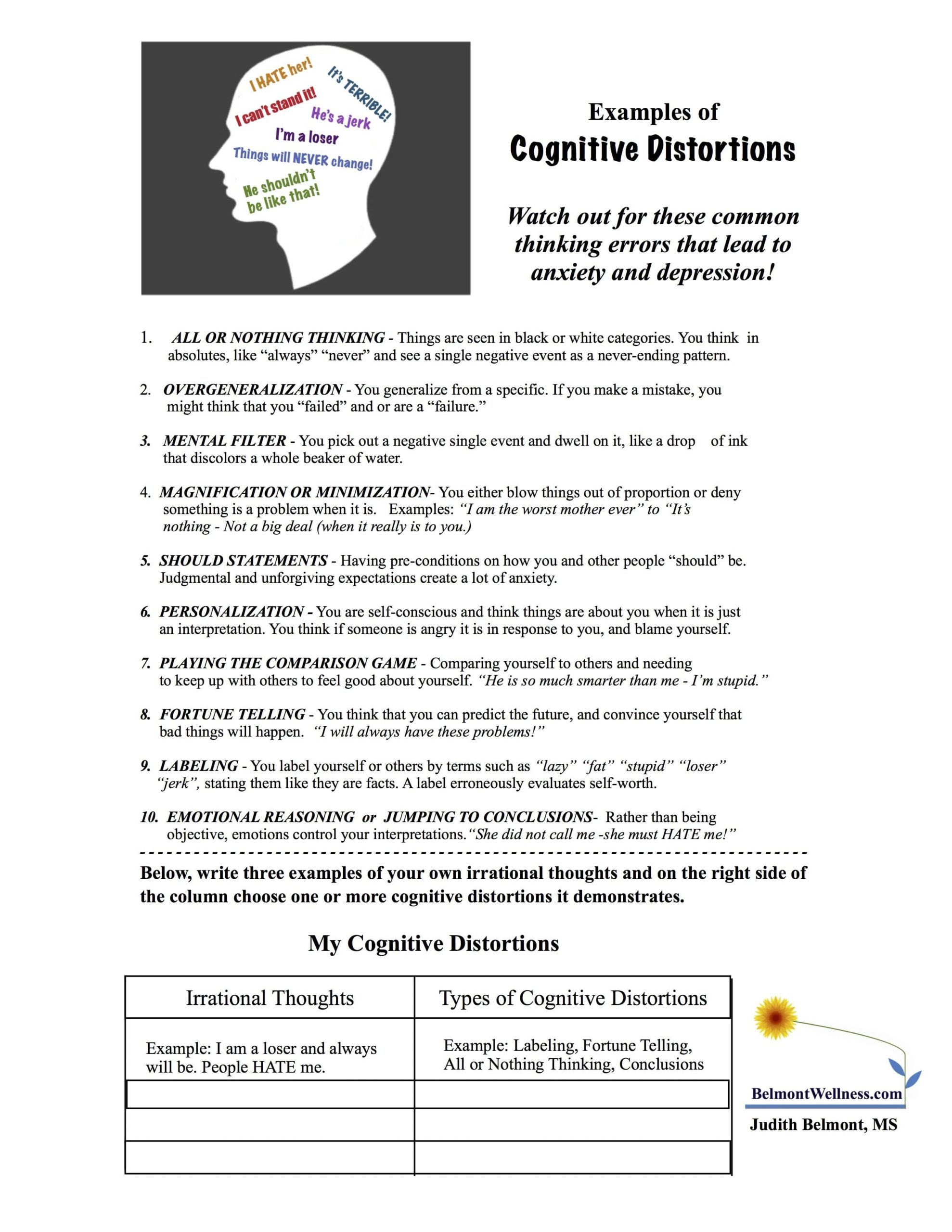 Free Printable Coping Skills Worksheets For Adults Db 