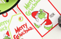 Free Printable Grinch Christmas Gift Tags Baking You Happier