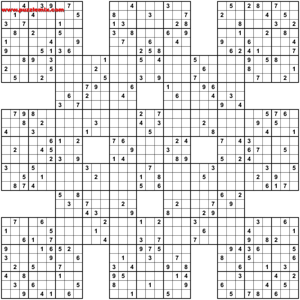 Monster Sudoku Printable