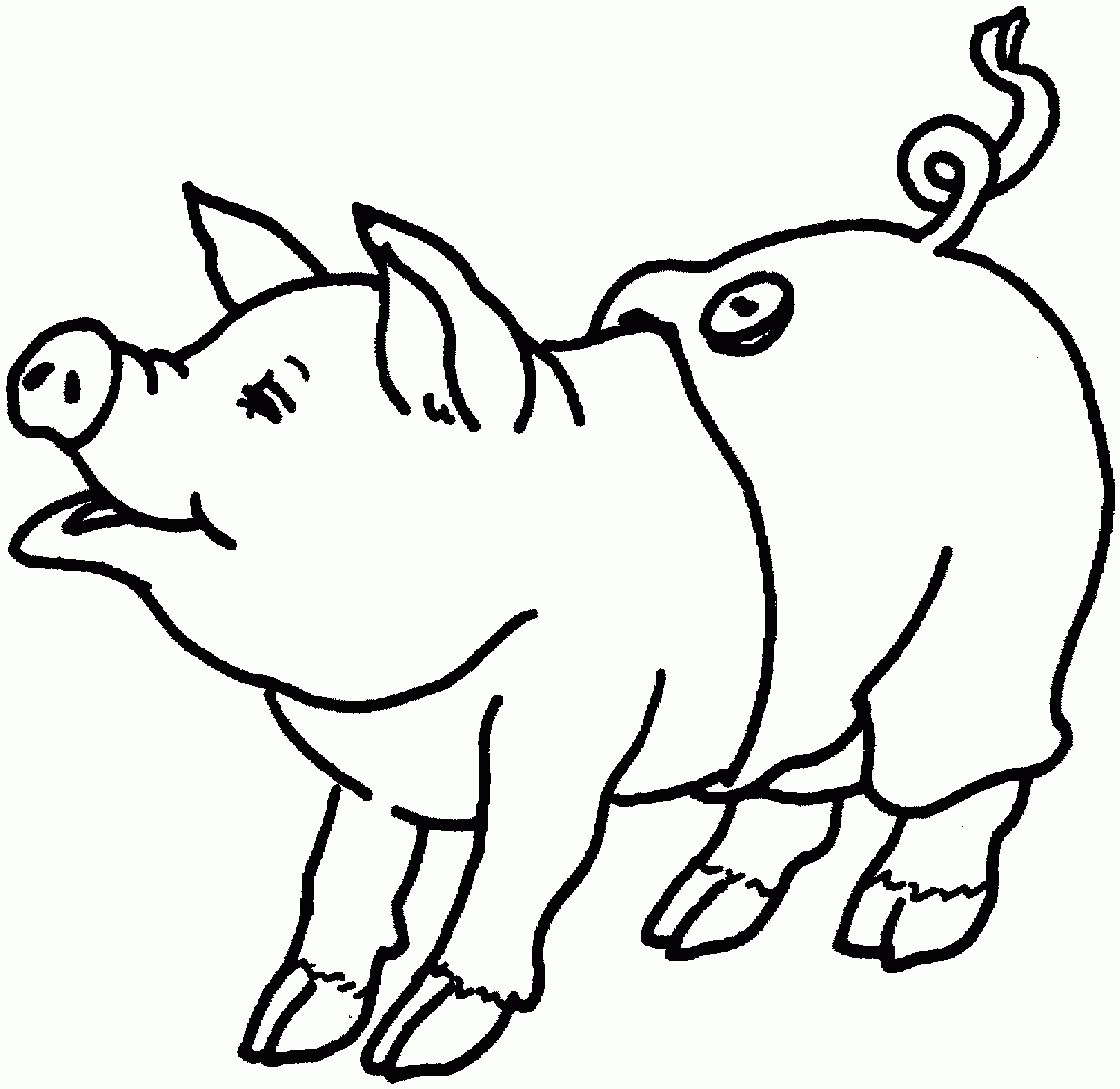 Free Printable Pig Coloring Pages For Kids