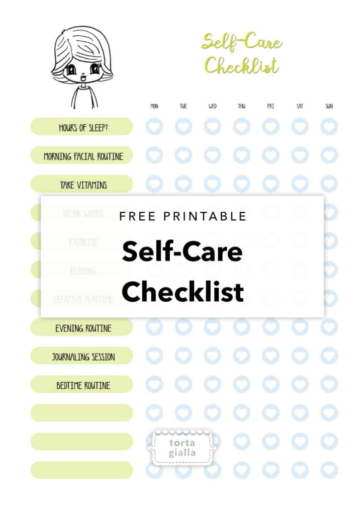 Free Printable Self Care Worksheets