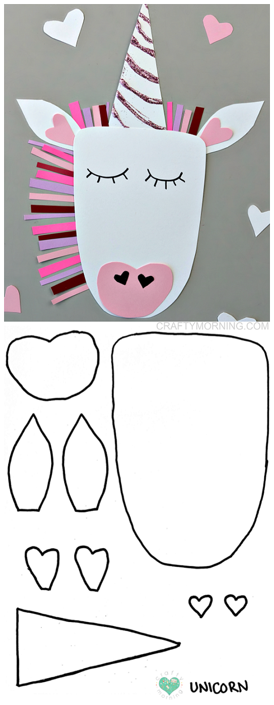 Free Printable Templates Of Heart Shape Animals Crafty 