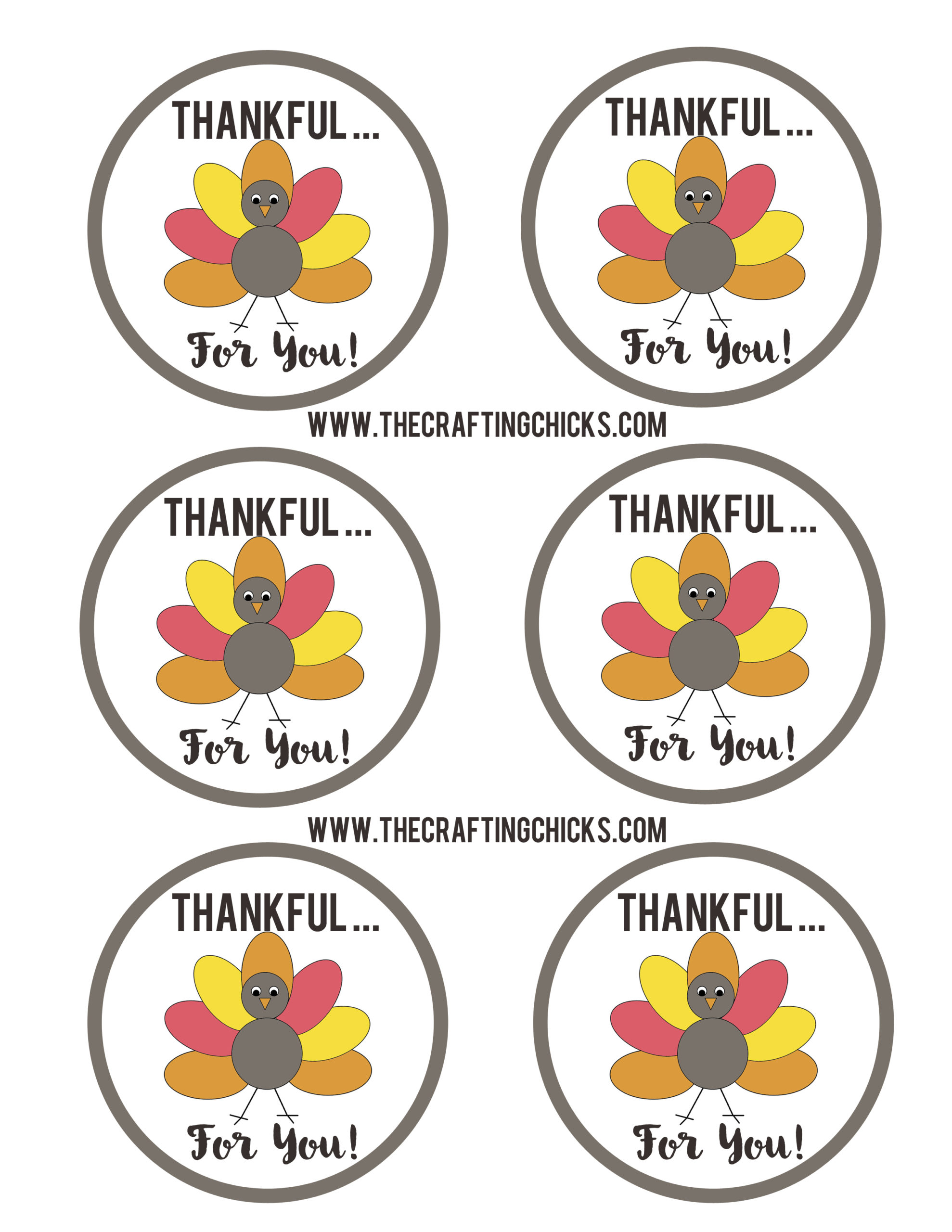 Free Printable Thankful Tags