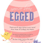 FREE Printable You Ve Been Egged Sign Instructions