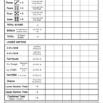 Free Triple Yahtzee Scoresheet PDF 48KB 1 Page S