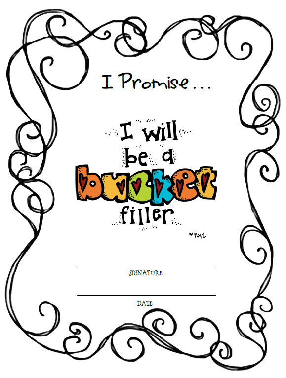 Fun For First Bucket Filler Freebie