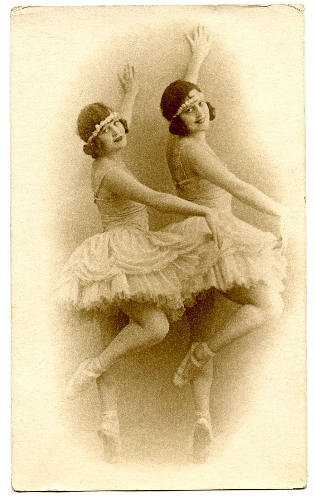 Gorgeous Vintage Image Ballerinas Dancers The 