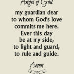 Guardian Angel Prayer Printable Christian Religion Print