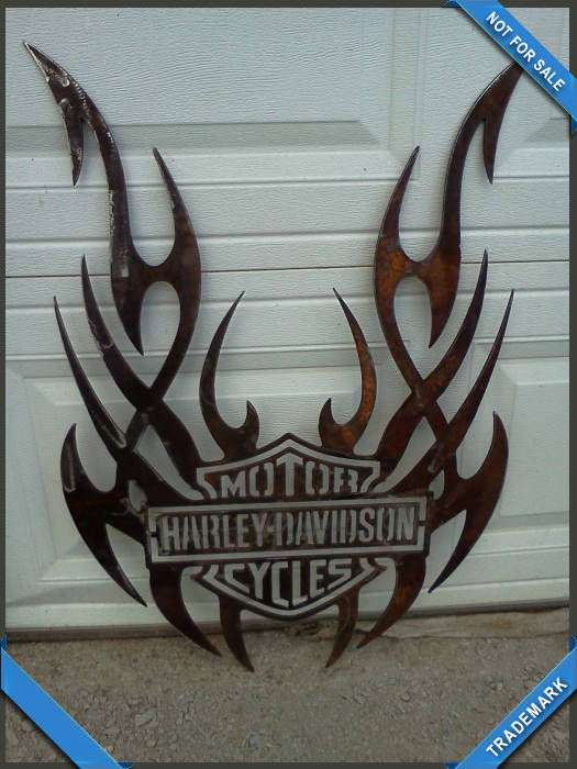 Harley Flames SignTorch Turning Images Into Vector Cut 