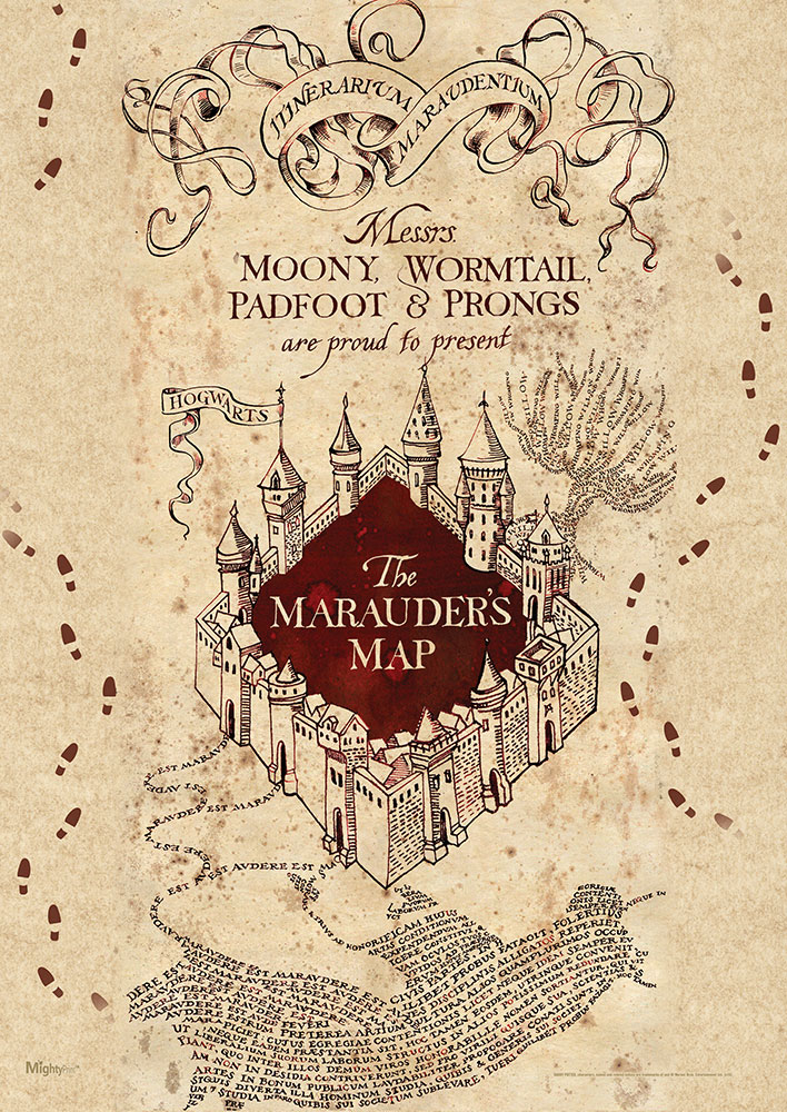 Harry Potter Marauders Map MightyPrint Wall Art MP17240259