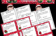 Here s A Set Of 20 Christmas themed Task Cards Each With