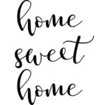 Home Sweet Home Printable Wall Art Home Quote Home